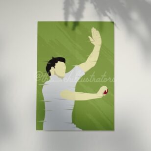 Cricket player Poster