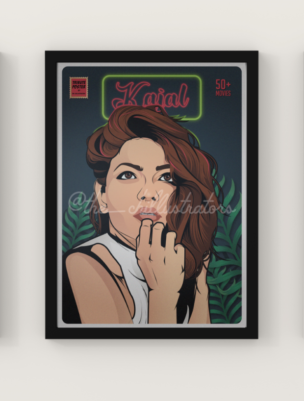Kajal Aggarwal poster frame