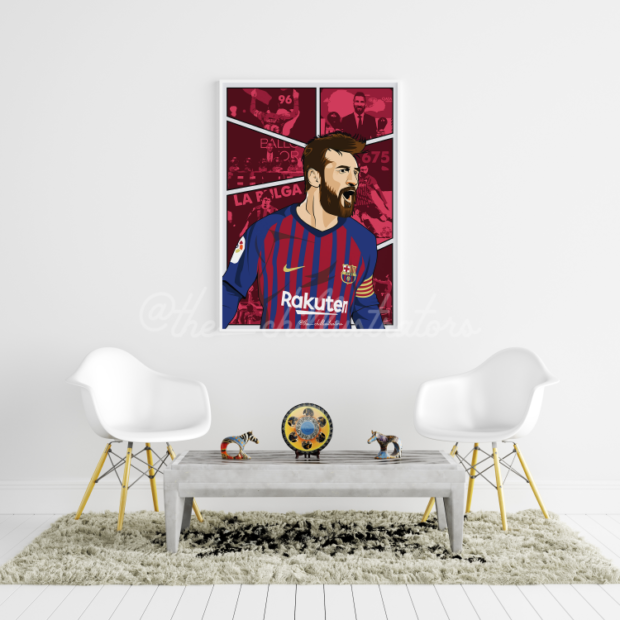 Lionel Messi poster frame
