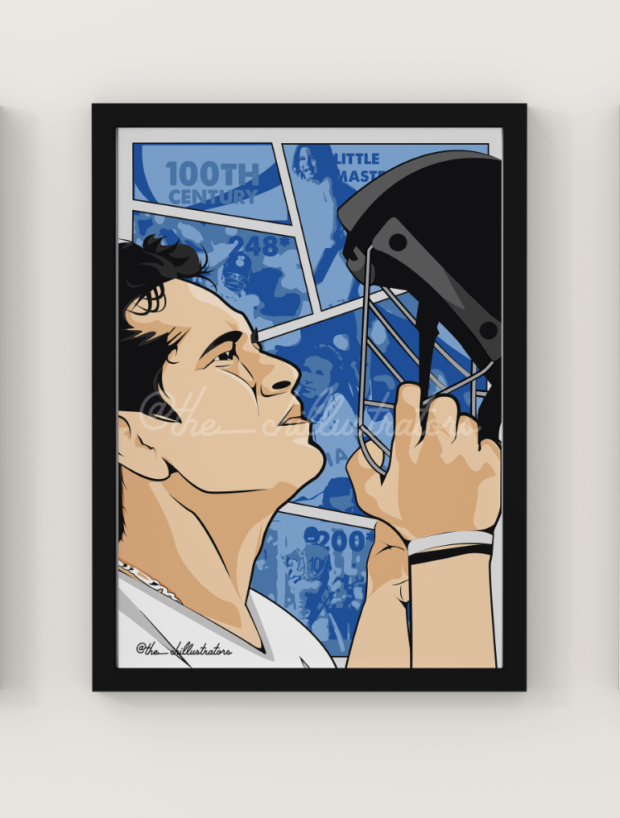 Sachin Tendulkar Poster frame