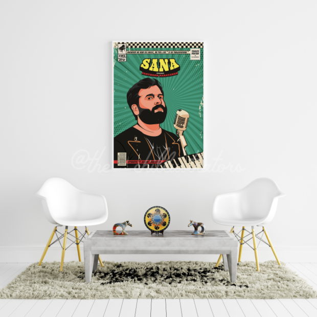 Santhosh Narayanan Poster Frame