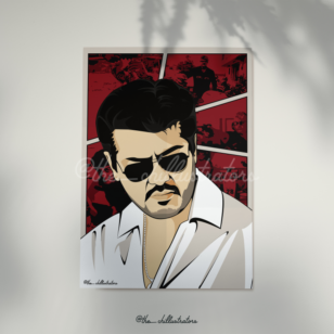 Ajith Wall poster
