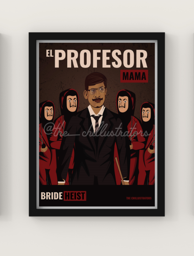 Vadivelu as Professor Poster Frame