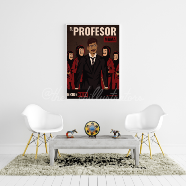 Vadivelu as Professor Poster Frame