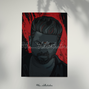 Bigil Rayappan Vijay Poster